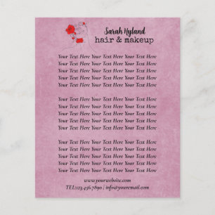 Prospectus 11,4 Cm X 14,2 Cm Cheveux et maquillage