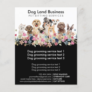 Prospectus 11,4 Cm X 14,2 Cm Chiens Pug frenchie Collie Westie Retriever Canich