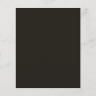 Prospectus 11,4 Cm X 14,2 Cm Chocolat noir (couleur solide)