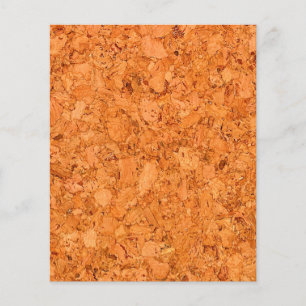 Prospectus 11,4 Cm X 14,2 Cm Chunky naturel Cork Wood Grain Look
