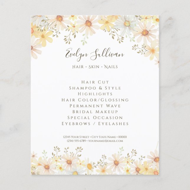 Prospectus 11,4 Cm X 14,2 Cm Circulaire de la marie (Devant)