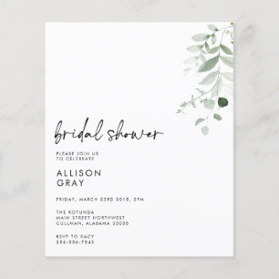 Prospectus 11,4 Cm X 14,2 Cm Circulaire d'invitation de mariage BUDGET