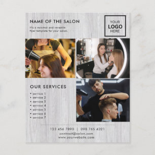 Prospectus 11,4 Cm X 14,2 Cm Circulaire marketing minimaliste pour salon