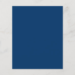 Prospectus 11,4 Cm X 14,2 Cm Circulaire personnalisée en bleu nuit - Commandes
