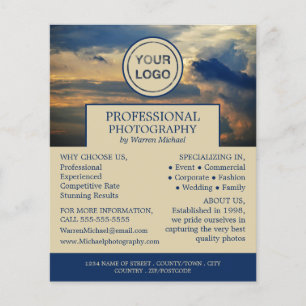 Prospectus 11,4 Cm X 14,2 Cm Cloudscape, Photographie, Location de photographe