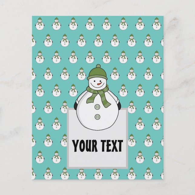 Prospectus 11,4 Cm X 14,2 Cm Cold snowman (Devant)