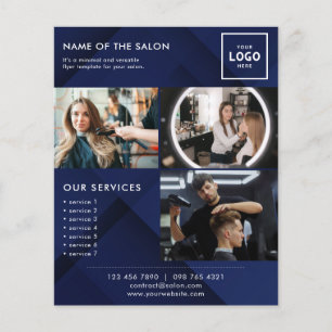 Prospectus 11,4 Cm X 14,2 Cm Conception de branding beauté moderne pour profess