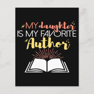 Prospectus 11,4 Cm X 14,2 Cm Conception Spéciale Ma Fille Est Mon Auteur Préfér