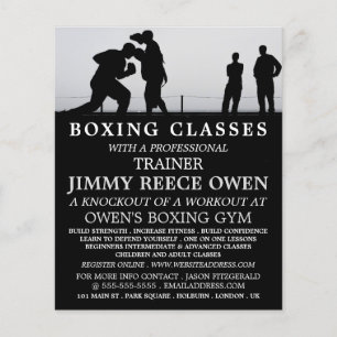 Prospectus 11,4 Cm X 14,2 Cm Correspondance d'allumage, classe de boxe Advert F