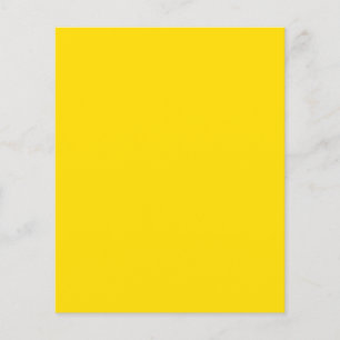 Prospectus 11,4 Cm X 14,2 Cm Couleur jaune 4,5 x 5,6 Papier brillant