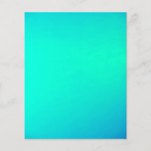 PROSPECTUS 11,4 CM X 14,2 CM COULEURS SOLIDES GRADIENTES BLEUES 211 ARRIÈRE - P