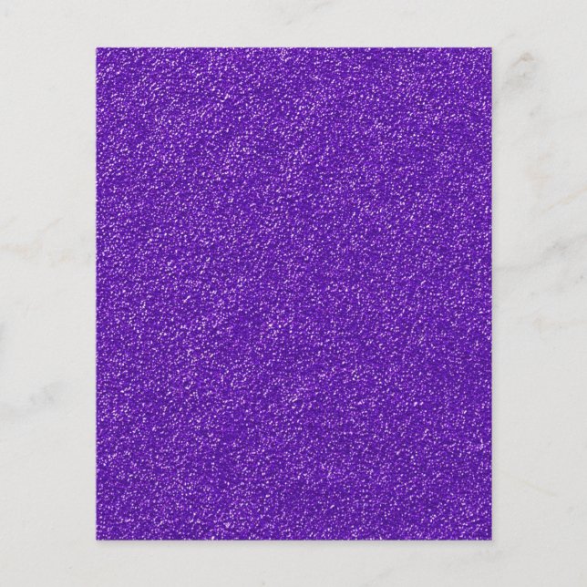 Prospectus 11,4 Cm X 14,2 Cm Créez votre propre Parties scintillant violette (Devant)