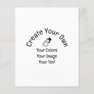 Prospectus 11,4 Cm X 14,2 Cm Créez votre propre personnalisation