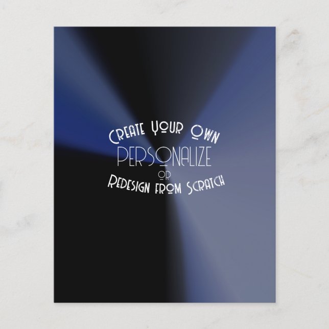Prospectus 11,4 Cm X 14,2 Cm Créez votre propre personnalisation (Devant)