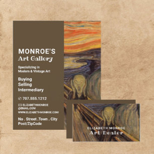 Prospectus 11,4 Cm X 14,2 Cm Cri D'Edvard Munch, Concessionnaire D'Art, Galerie
