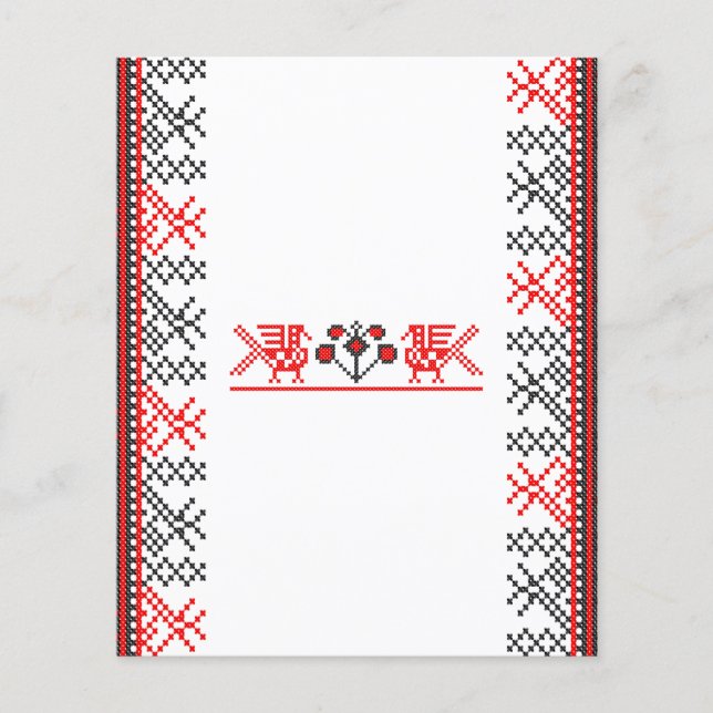 Prospectus 11,4 Cm X 14,2 Cm Cross-stitch (Devant)