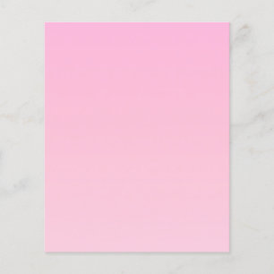 Prospectus 11,4 Cm X 14,2 Cm Dégradé rose