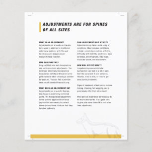 Prospectus 11,4 Cm X 14,2 Cm Demi-feuille canine