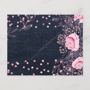 Prospectus 11,4 Cm X 14,2 Cm Design OWN Rosegold Metallic Event Business