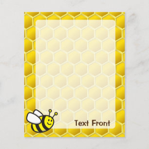 Prospectus 11,4 Cm X 14,2 Cm Dessin sur les abeilles
