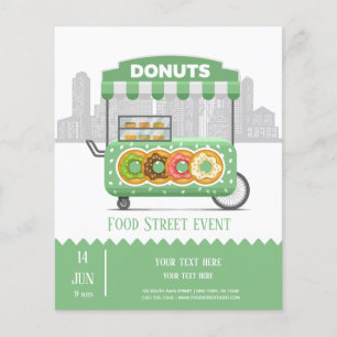 Prospectus 11,4 Cm X 14,2 Cm Dinuts de rue