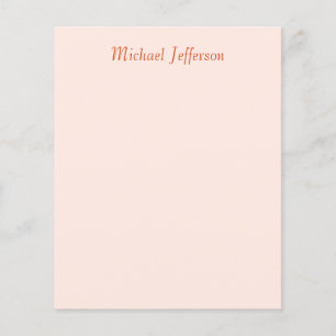 Prospectus 11,4 Cm X 14,2 Cm Écriture manuscrite Nom du script Élégant plat