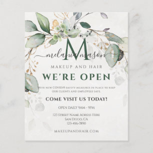 Prospectus 11,4 Cm X 14,2 Cm Elegant Eucalyptus Greenery Botanical