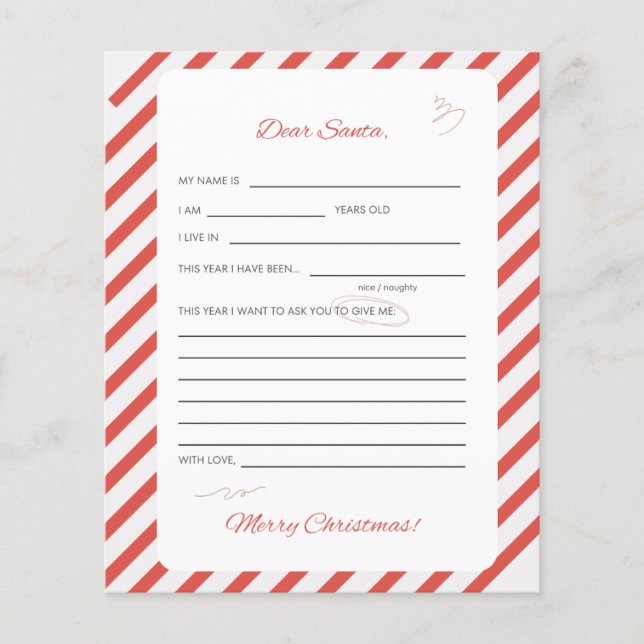 Prospectus 11,4 Cm X 14,2 Cm Enfants de Noël dernière à Père Noël (Devant)