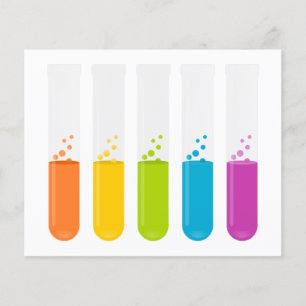 Prospectus 11,4 Cm X 14,2 Cm éprouvettes-tubes-155769 éprouvettes réactifs chim