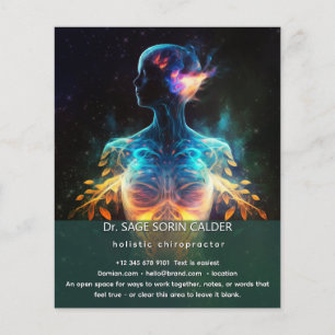 Prospectus 11,4 Cm X 14,2 Cm Espoir Vivant   Énergie Spirituelle