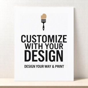 Prospectus 11,4 Cm X 14,2 Cm Événement blanc personnalisable de 4,5 x 5,6 pouce