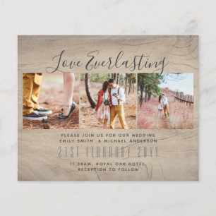 Prospectus 11,4 Cm X 14,2 Cm Everduring Love PHOTO COLLAGE Mariage Événement In
