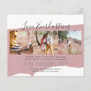 Prospectus 11,4 Cm X 14,2 Cm Everduring Love PHOTO COLLAGE Mariage Événement In