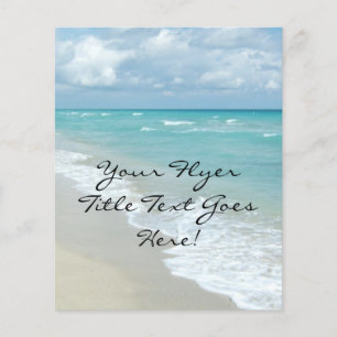 Prospectus 11,4 Cm X 14,2 Cm Extreme Relaxation Plage Vue Sable blanc