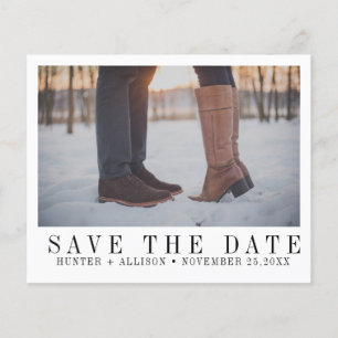 Prospectus 11,4 Cm X 14,2 Cm Faire des économies sur la photo de Save the Date