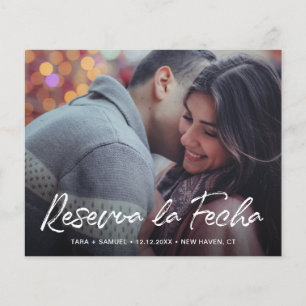 Prospectus 11,4 Cm X 14,2 Cm Faire-Part de Mariage Espagnol Budget Photo Modern