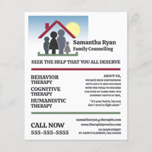 Prospectus 11,4 Cm X 14,2 Cm Family Therapy Design, Psychotherapist, Therapy