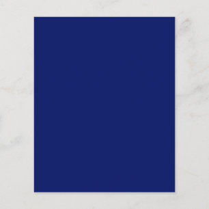 Prospectus 11,4 Cm X 14,2 Cm Flyer bleu marine