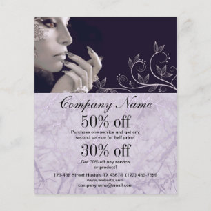 Prospectus 11,4 Cm X 14,2 Cm flyer personnalisé de l'artiste ongle