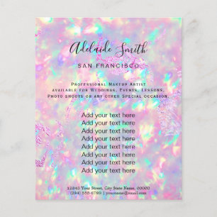 Prospectus 11,4 Cm X 14,2 Cm flyer photo design opal brillant