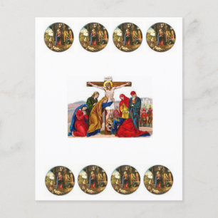 Prospectus 11,4 Cm X 14,2 Cm Flyers Jésus