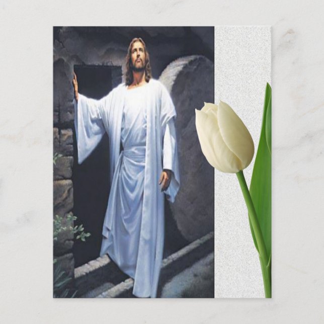 Prospectus 11,4 Cm X 14,2 Cm Flyers Jésus Christ (Devant)