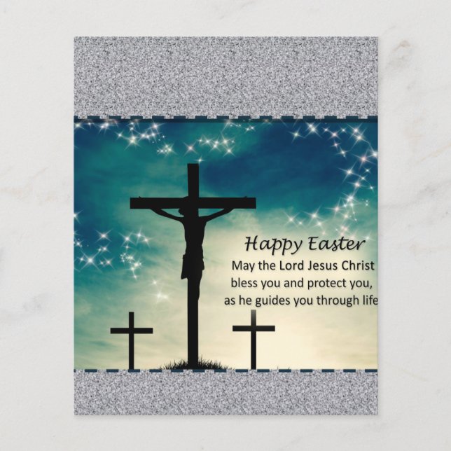 Prospectus 11,4 Cm X 14,2 Cm Flyers Jésus Christ (Devant)