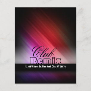 Prospectus 11,4 Cm X 14,2 Cm Flyers NightClub