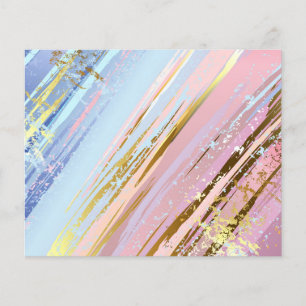 Prospectus 11,4 Cm X 14,2 Cm Fond rose texturé