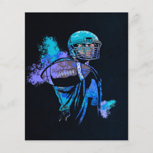 Prospectus 11,4 Cm X 14,2 Cm Football américain