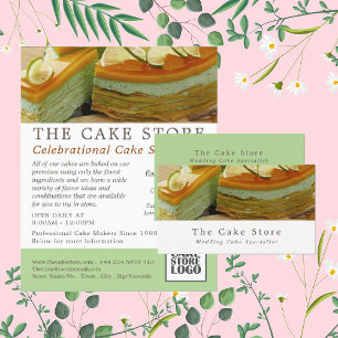 Prospectus 11,4 Cm X 14,2 Cm Gâteau Caramel, boulangerie, Boutique De Gâteaux P
