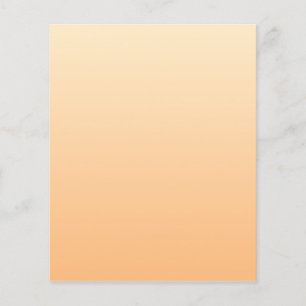 Prospectus 11,4 Cm X 14,2 Cm Gradient de couleur jaune clair et orange