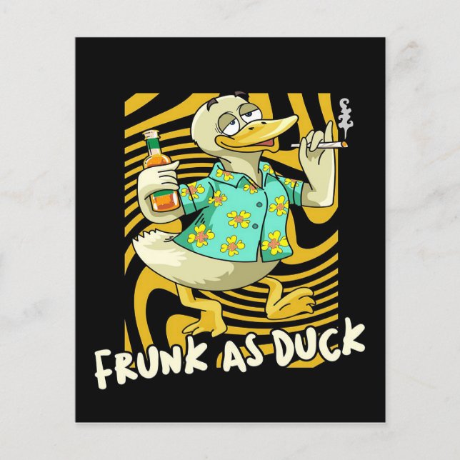 Prospectus 11,4 Cm X 14,2 Cm Graines ivres Canard (Devant)