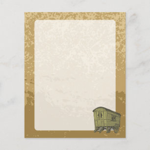 Prospectus 11,4 Cm X 14,2 Cm Gypsy caravan